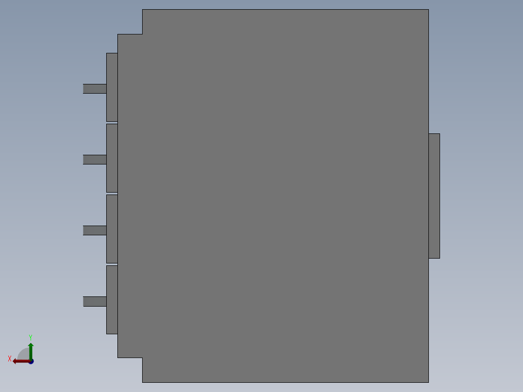 工作台workbench--10.snapshot.2--igs x_t stp后视图