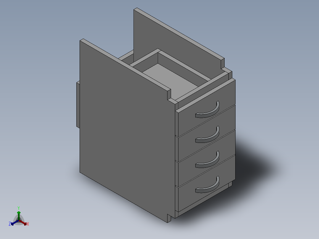 工作台workbench--10.snapshot.2--igs x_t stp正等轴测图