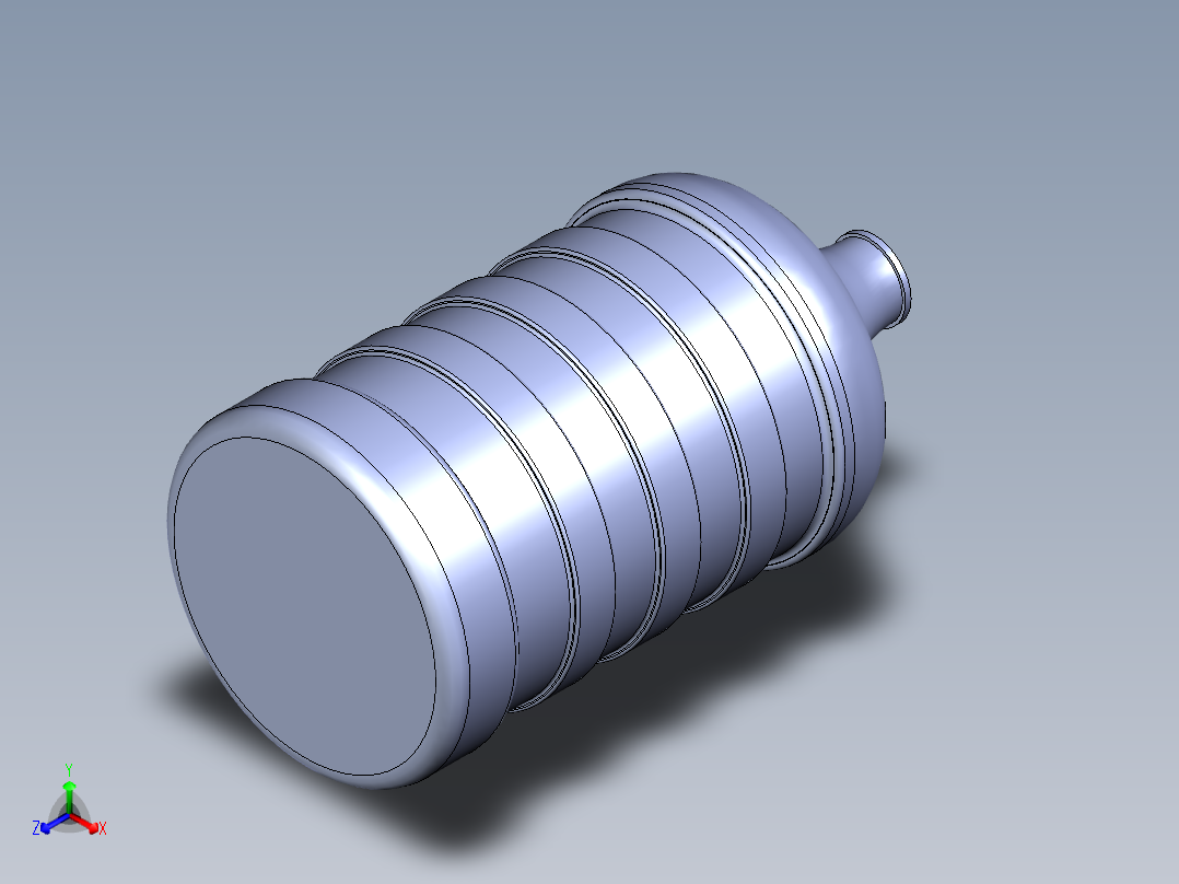加水加仑正等轴测图