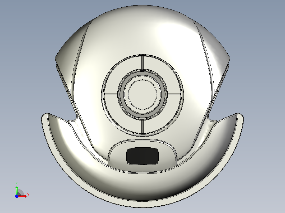 扫地机器人前视图