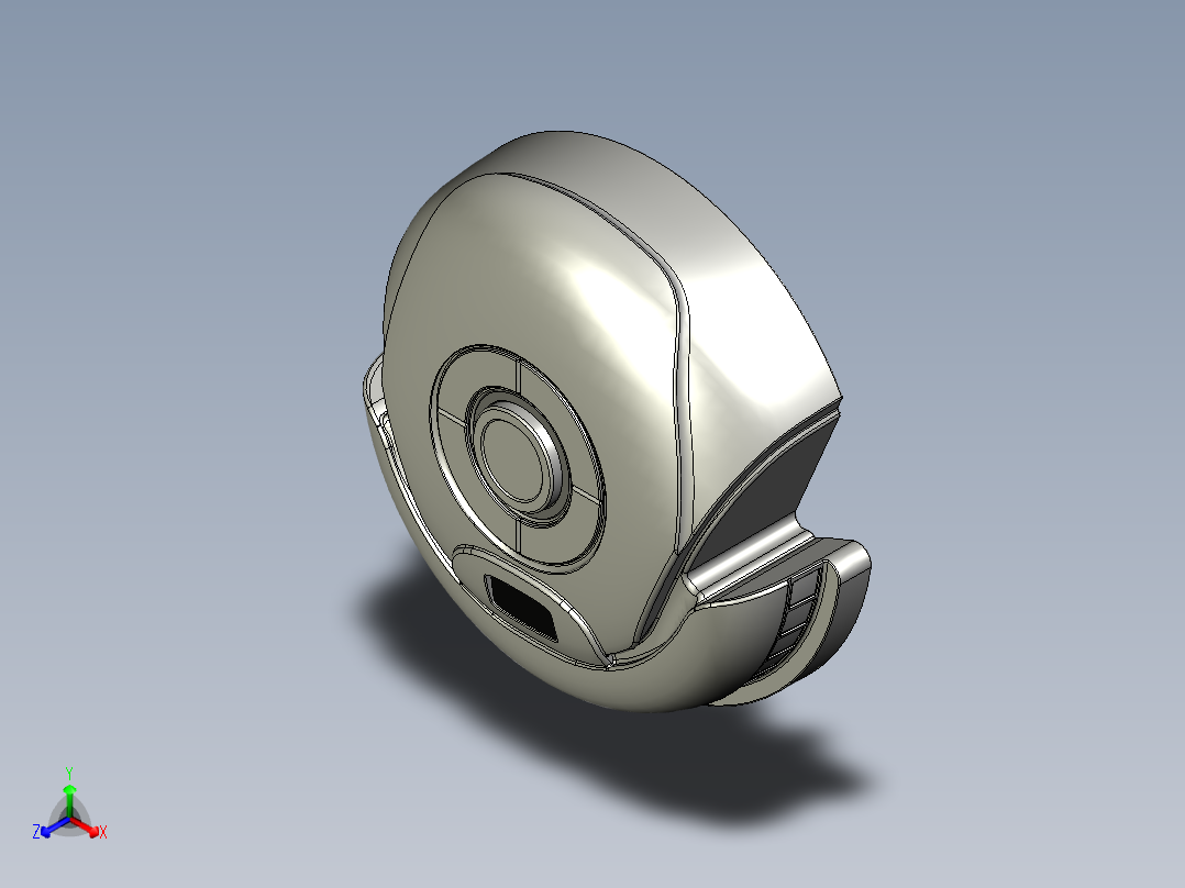 扫地机器人正等轴测图