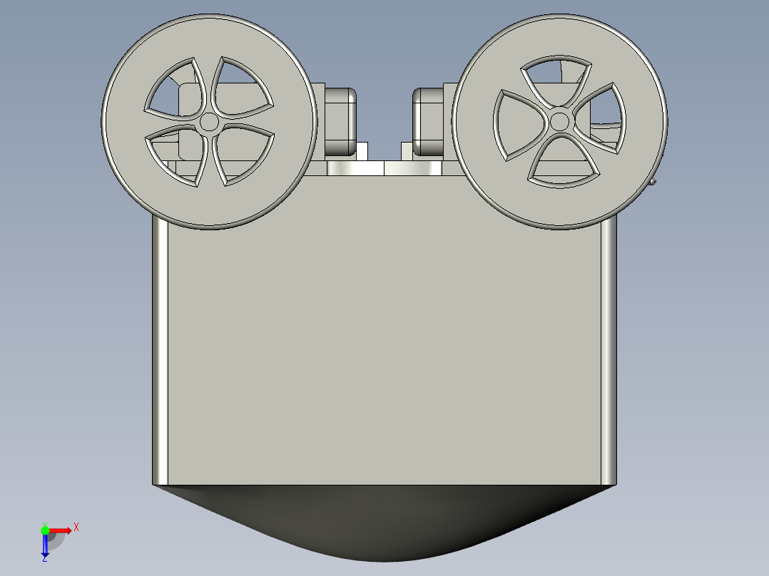 智能小车四轮套件开源编程俯视图
