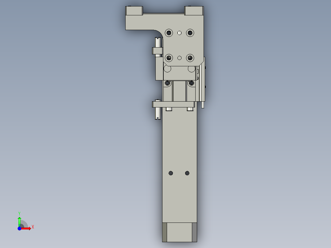 F-YBA204DH-撑开机构前视图