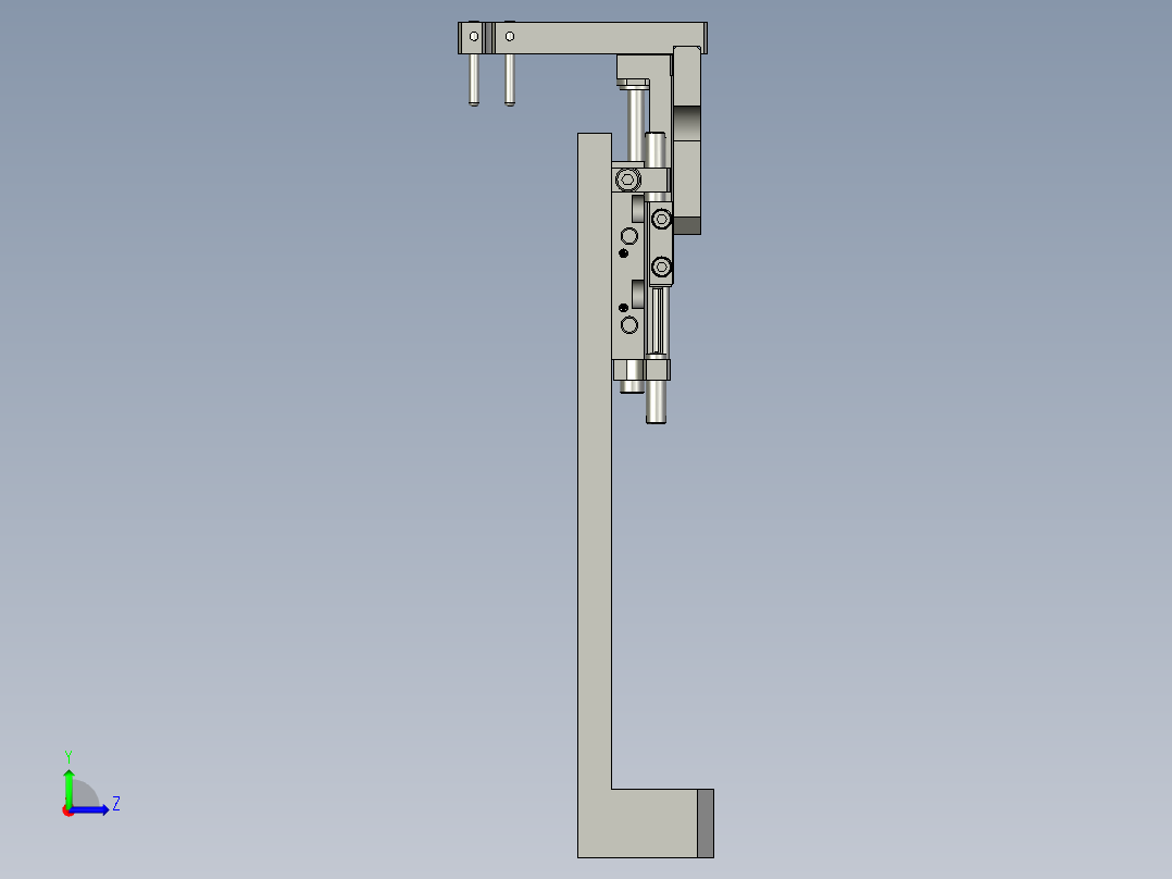 F-YBA204DH-撑开机构左视图