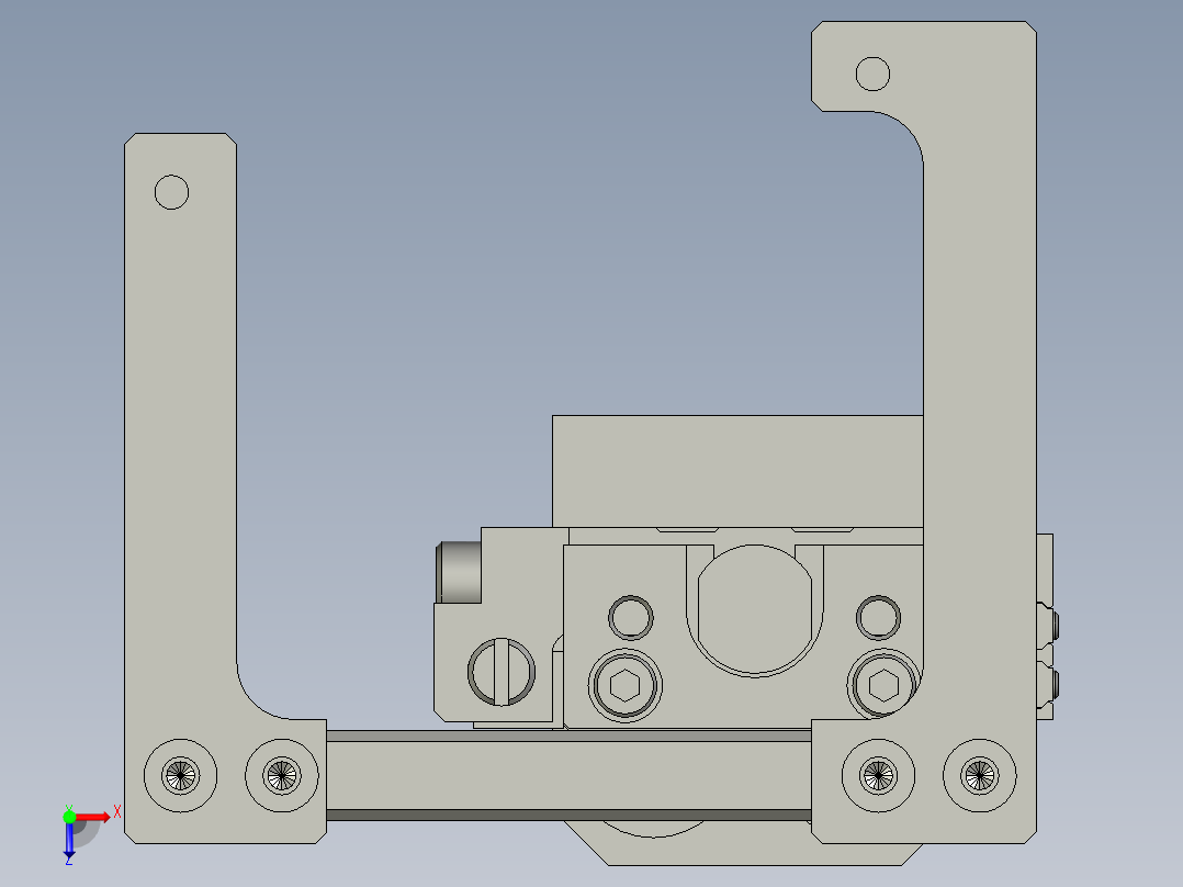 F-YBA204DH-撑开机构俯视图