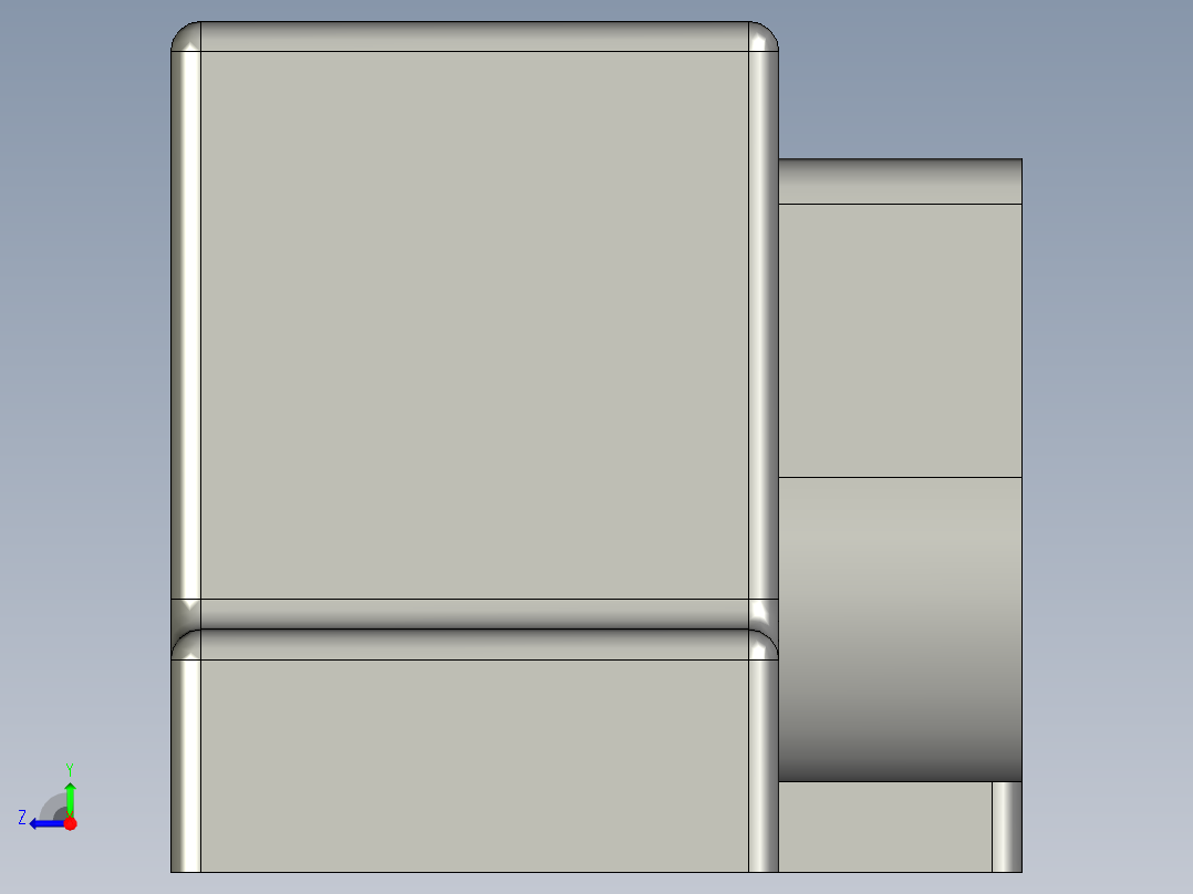 欧姆龙磁性接近开关GLS-S1右视图