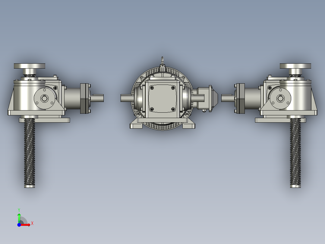ST2112041-1F-MD-升降器组件1300-1100前视图