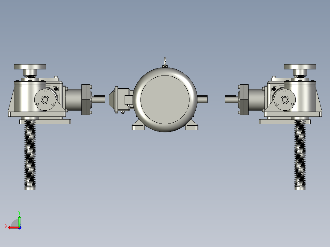 ST2112041-1F-MD-升降器组件1300-1100后视图