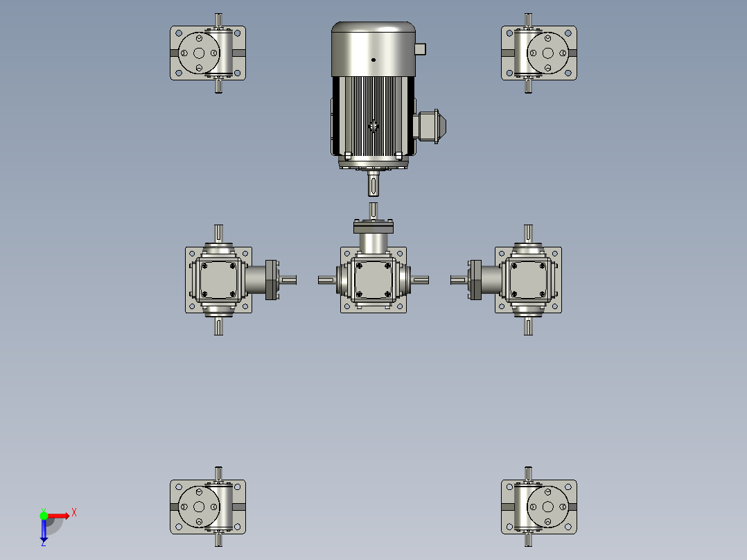 ST2112041-1F-MD-升降器组件1300-1100俯视图
