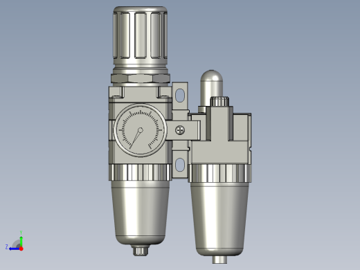 AC2010-02气源处理组合元件二联件右视缩略图