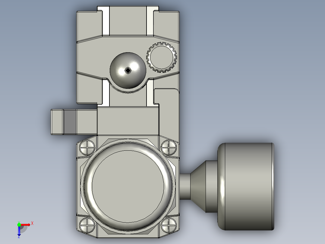 AC2010-02气源处理组合元件二联件俯视图