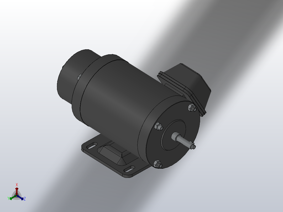 电机(LDPB110-B 系列)带联轴器[LDPB110-B] (2)主视图