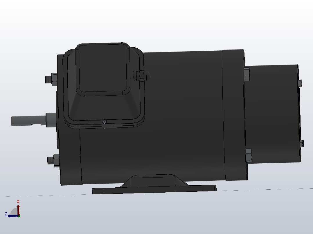 电机(LDPB110-B 系列)带联轴器[LDPB110-B] (2)后视图