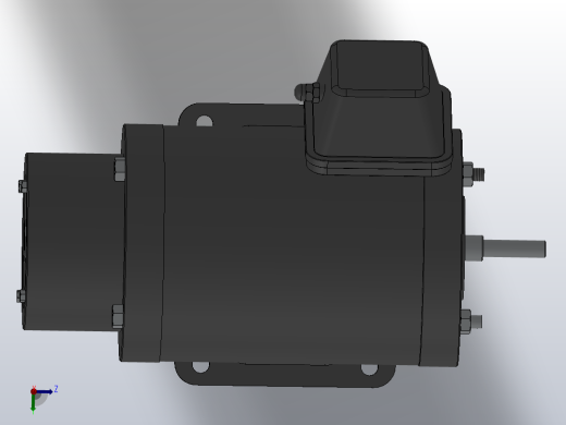 电机(LDPB110-B 系列)带联轴器[LDPB110-B] (2)俯视缩略图