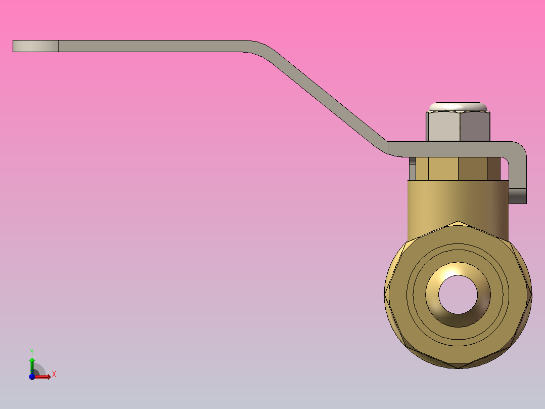 球阀-GB-T-8464-1_4-PT前视图