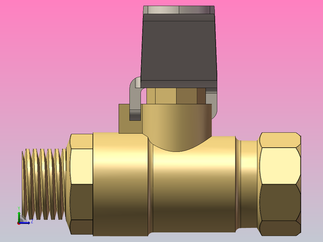 球阀-GB-T-8464-1_4-PT左视图