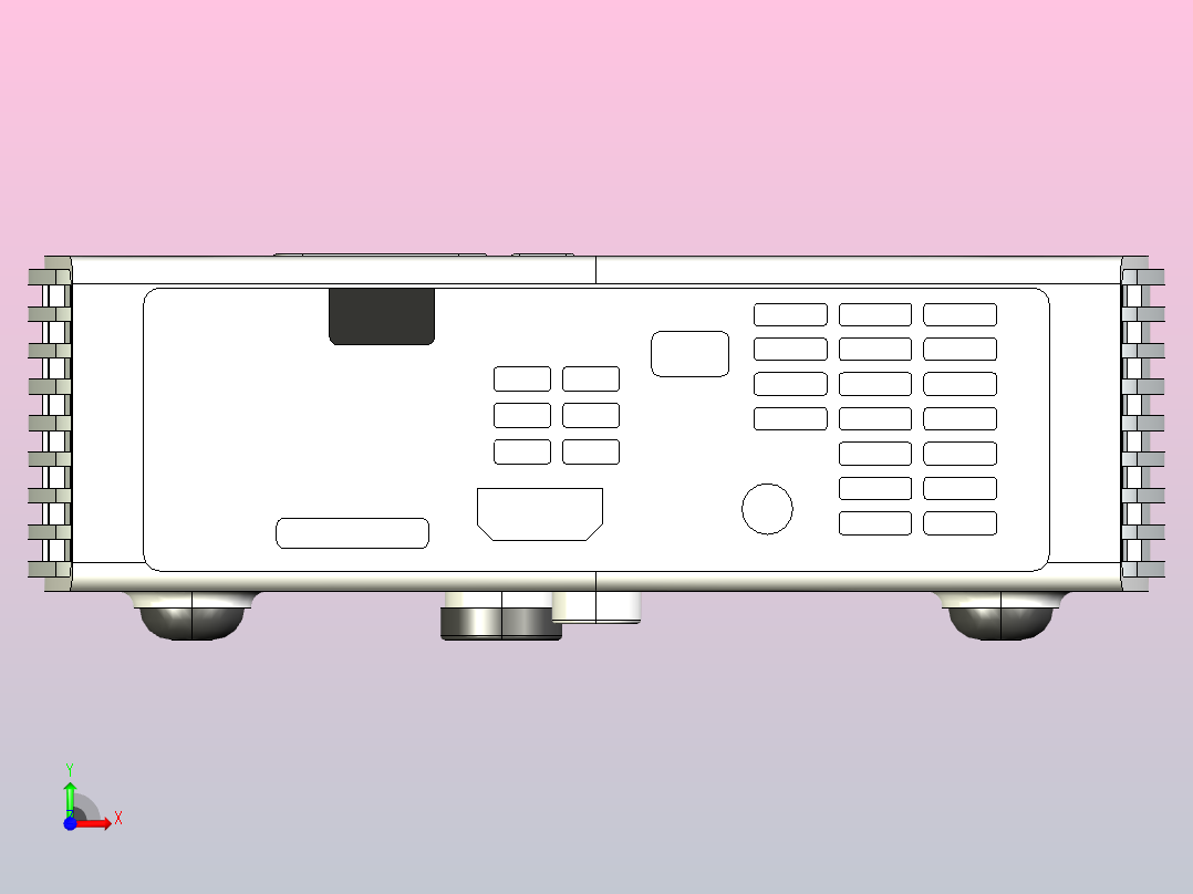 LED投影仪宏基K132前视图