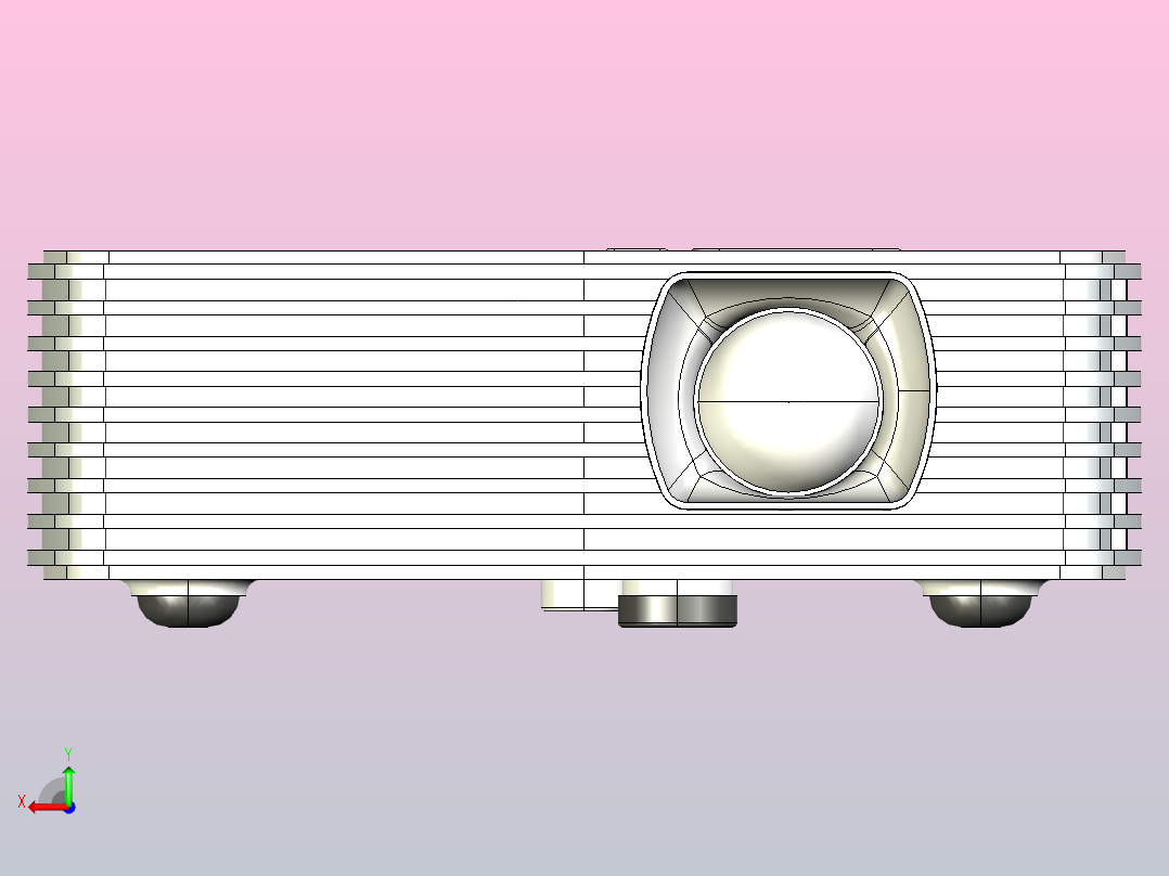 LED投影仪宏基K132后视图