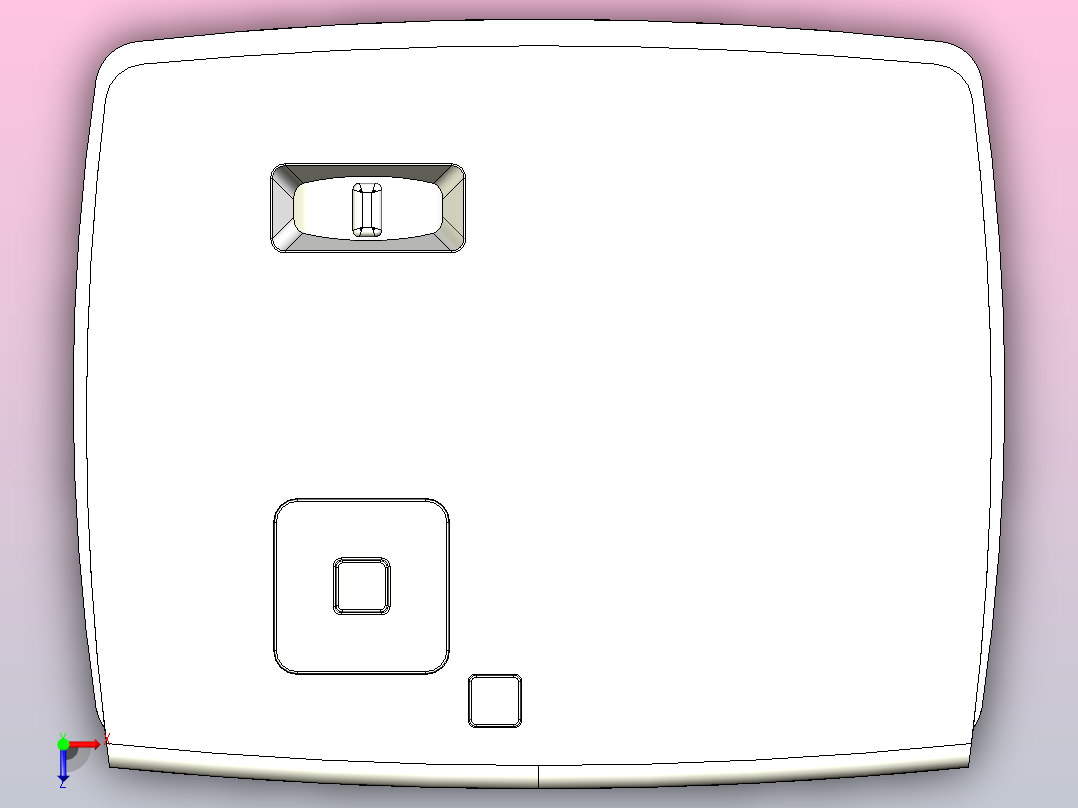 LED投影仪宏基K132俯视图