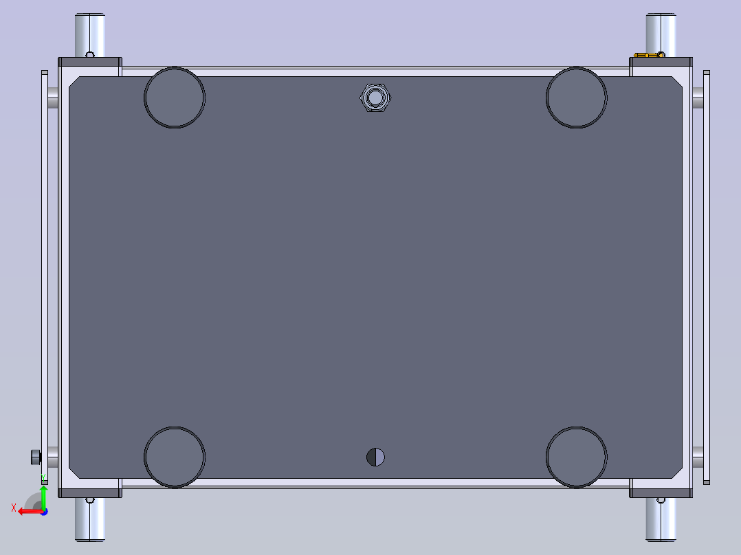 2吨小型液压机cero后视图