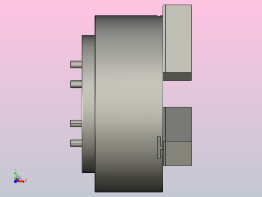 3L╱3L-A中空型超长爪行程动力夹头[3L-15A8]前视缩略图