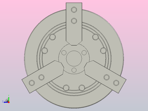 3L╱3L-A中空型超长爪行程动力夹头[3L-15A8]右视缩略图