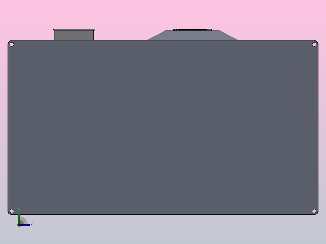 EKR700×400A3 EKR700×400D3方形管道风机[EKR700×400A3]左视图