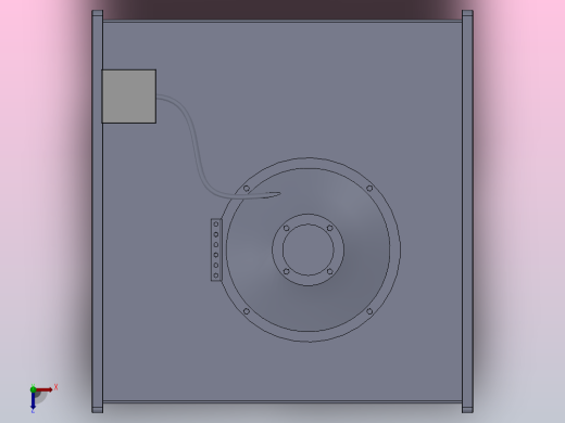 EKR700×400A3 EKR700×400D3方形管道风机[EKR700×400A3]俯视缩略图