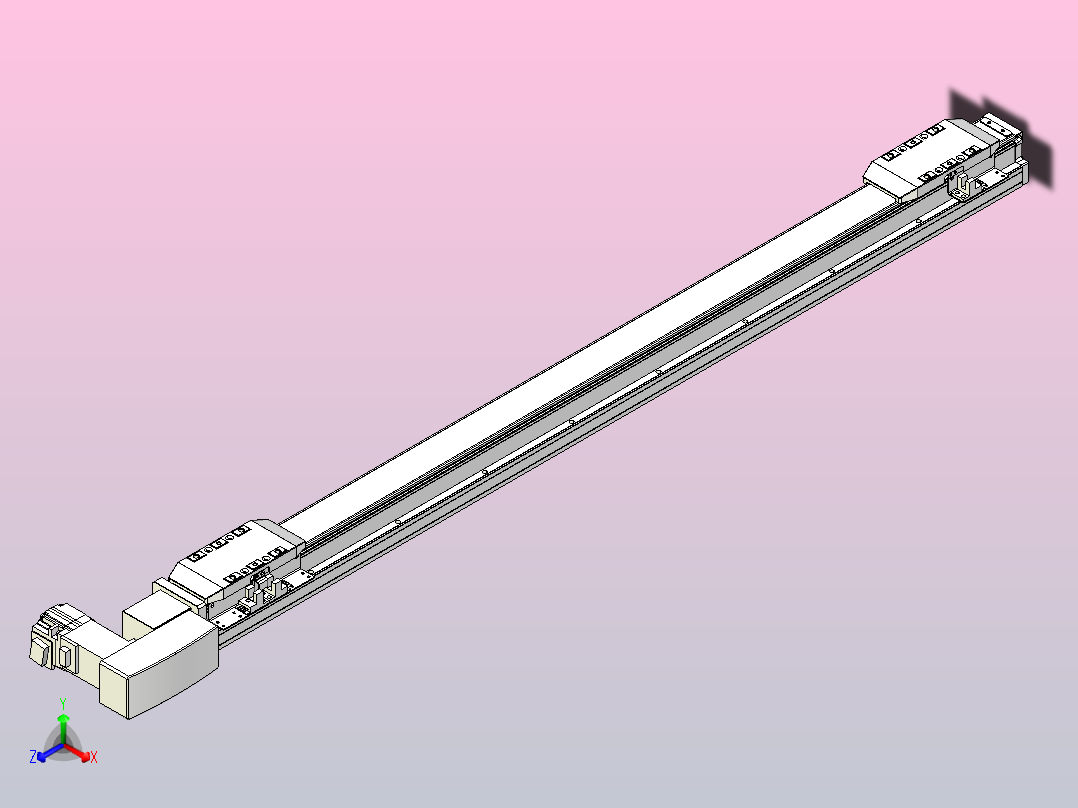 皮带直线轴双滑块型TPA-GCBS-50-P42-L325-QR-M10-N3主视图