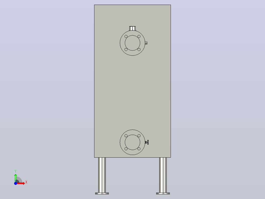 89kw 电锅炉flexiheat-thermomax-89kw-模型格式为 stp前视图