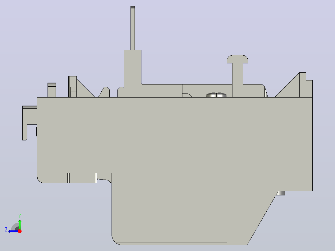 ABB热过载继电器TA75DU-63M右视图