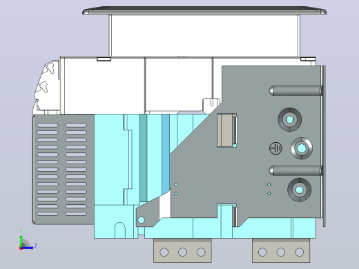 NA8-3200 1600A-2500A 4P 固定式-垂直接线+门框202409左视缩略图