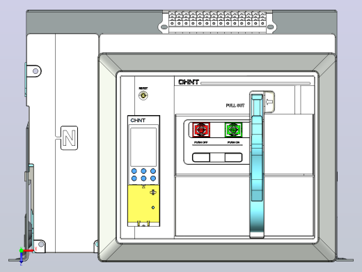 NA8-3200 1600A-2500A 4P 固定式-垂直接线+门框202409俯视缩略图
