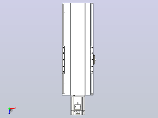 日规模组半封闭丝杆TPA-HNR-175D-2510C-L200-M-Y-P75-N3俯视缩略图