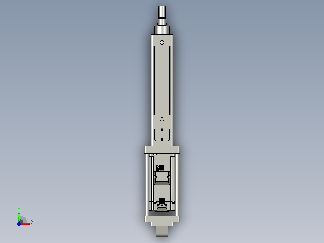 轻载电动缸TPA-ESR40-1210C-L50-M-CA-W-P40-C3前视图