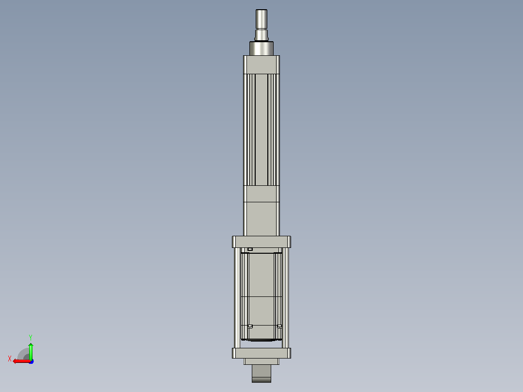 轻载电动缸TPA-ESR40-1210C-L50-M-CA-W-P40-C3后视图