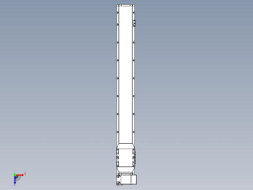 机器人皮带驱动直线轴TPA-GCB-150-P80-L1100-RP-M75-N3俯视缩略图