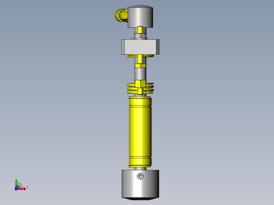 旋转式真空吸附头前视图