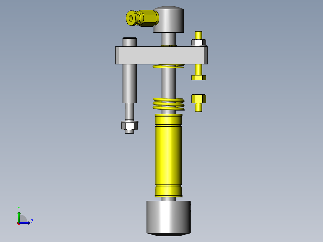 旋转式真空吸附头左视图