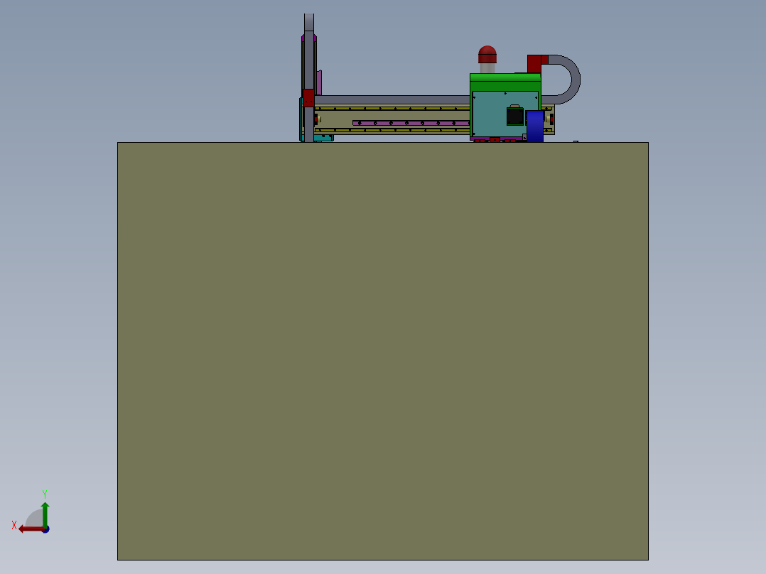 ZDH-CHEC-002 车床上下料后视图