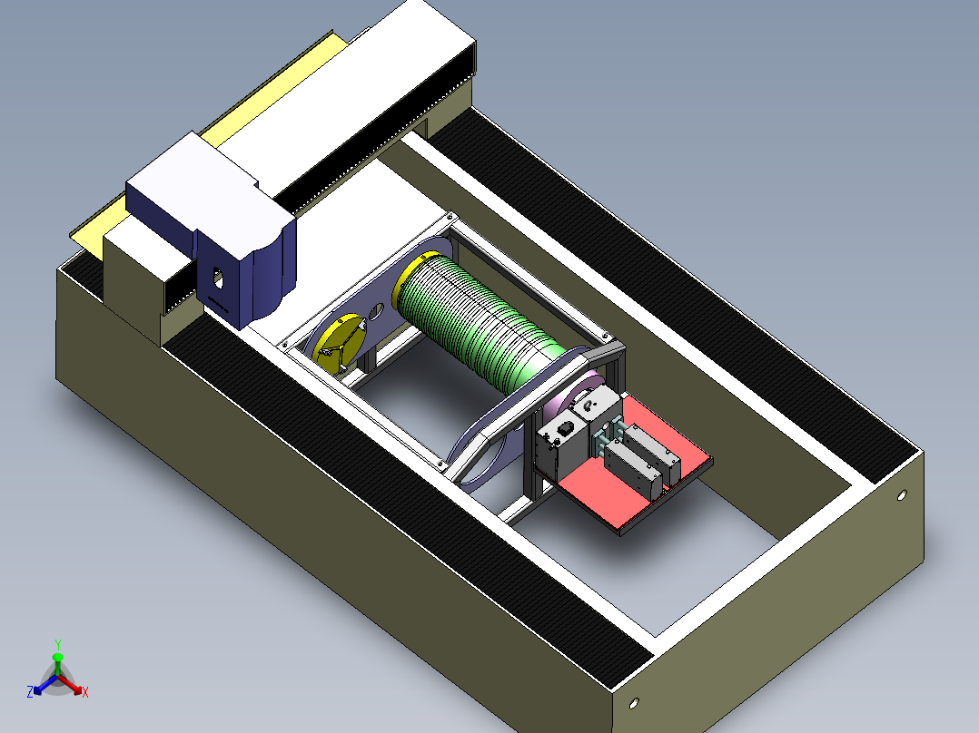 77_三菱LXP-2512-激光打印机床主视图
