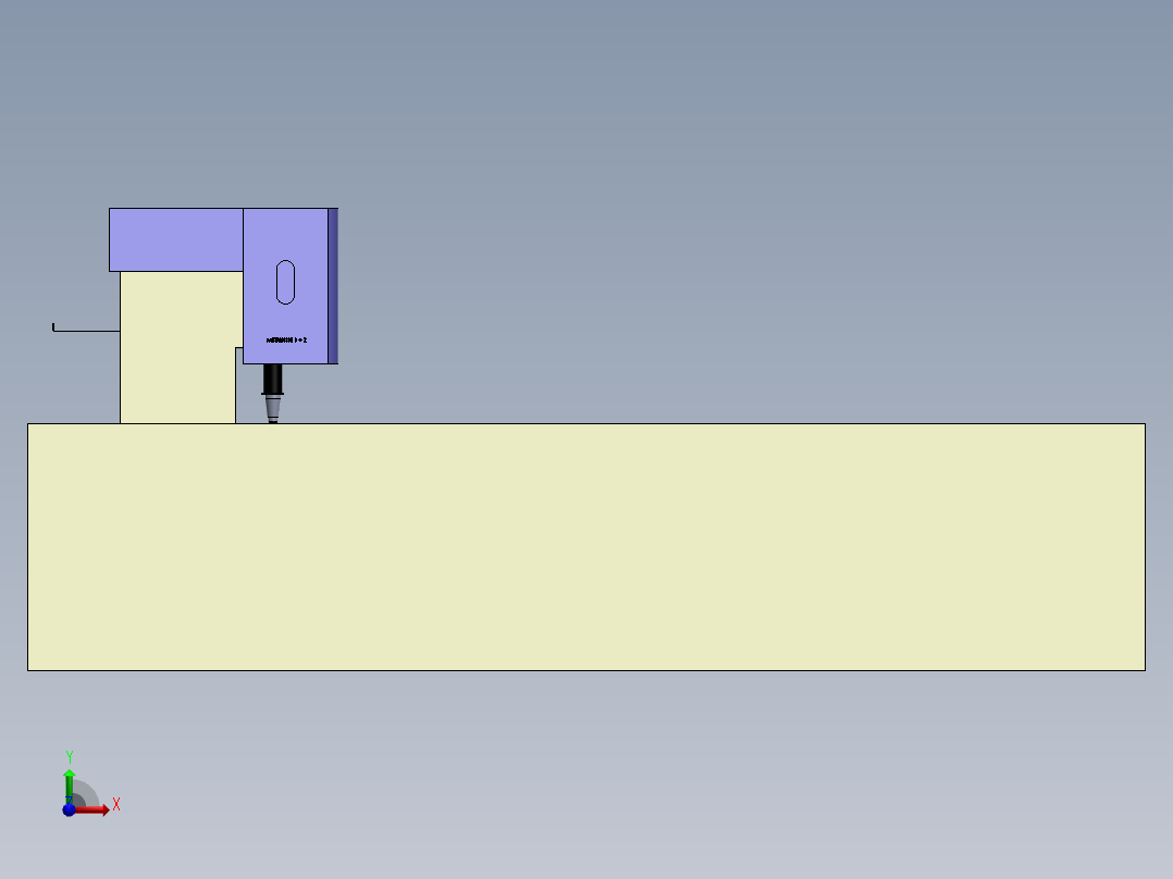77_三菱LXP-2512-激光打印机床前视图
