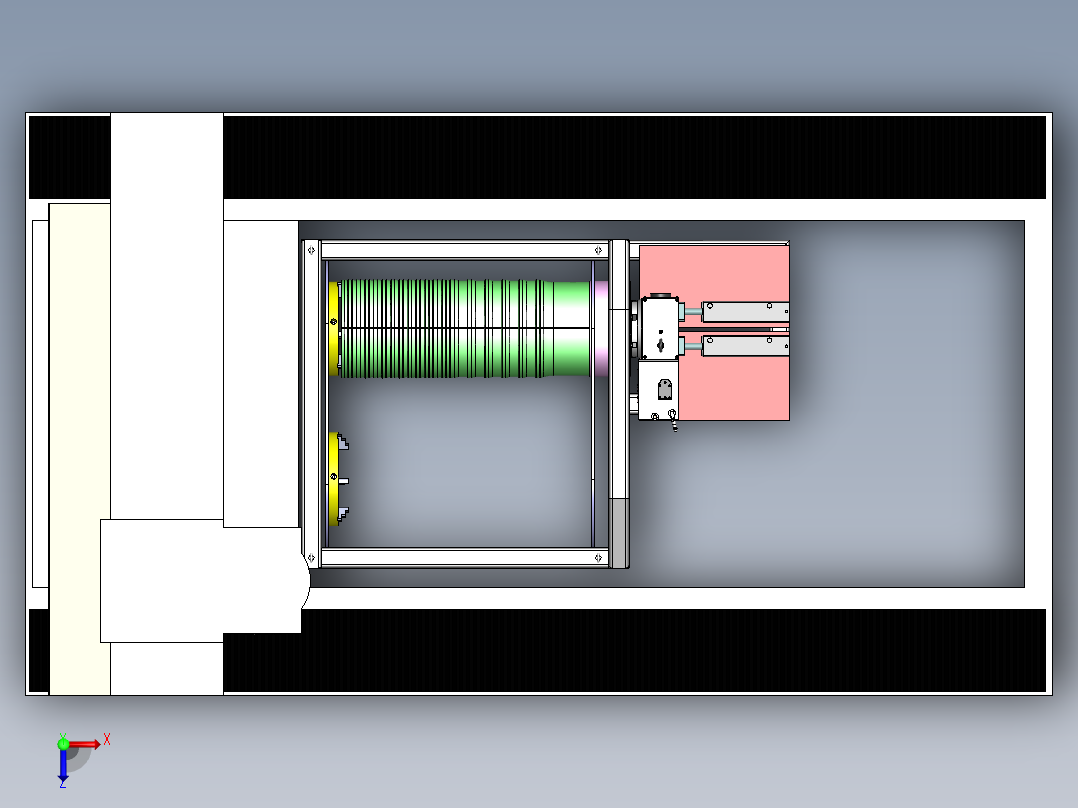 77_三菱LXP-2512-激光打印机床俯视图