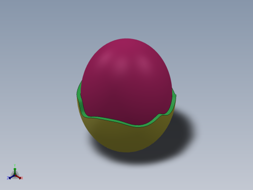 鸡蛋正等轴测缩略图