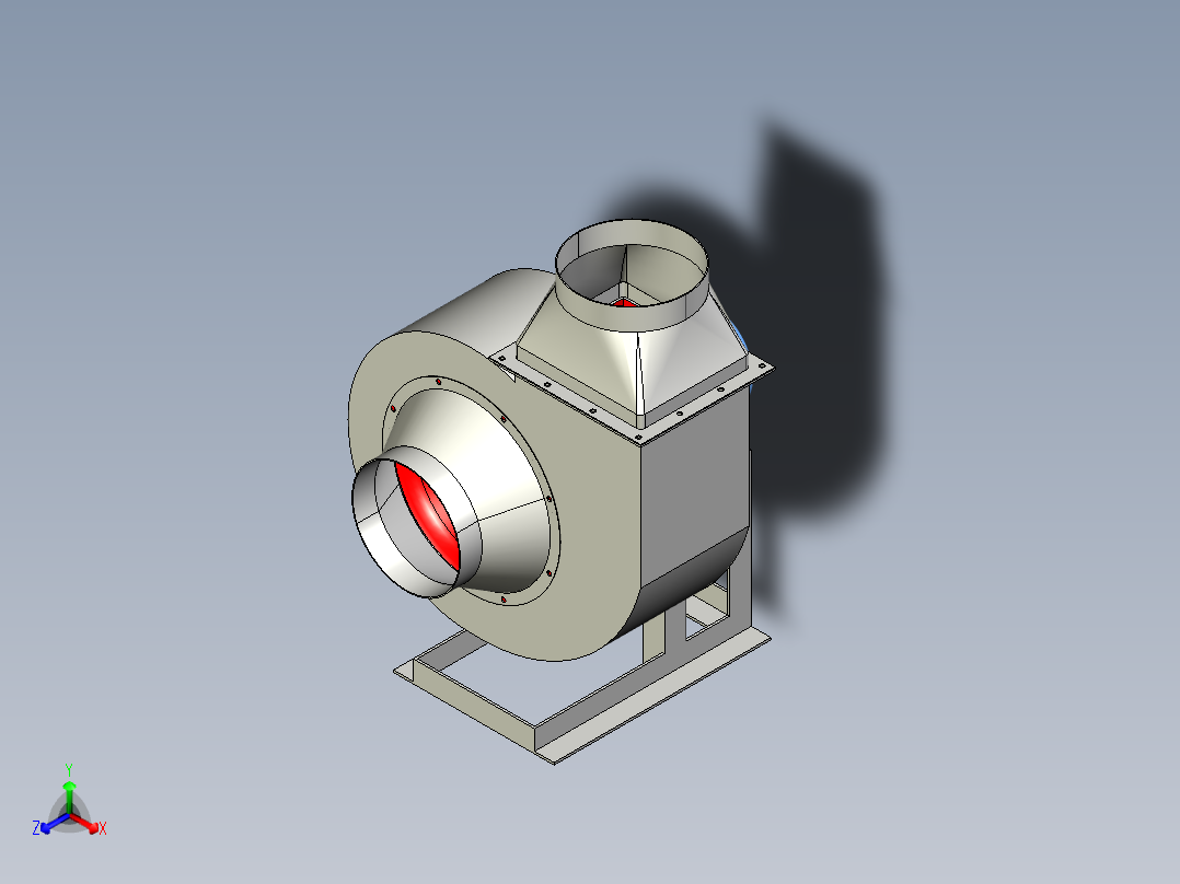 3KW风机装配主视图