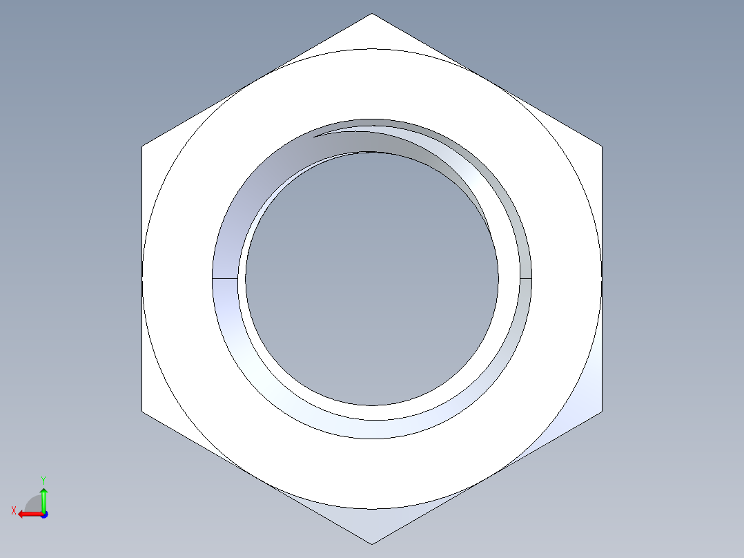 公制螺母-M14x2.STEP后视图
