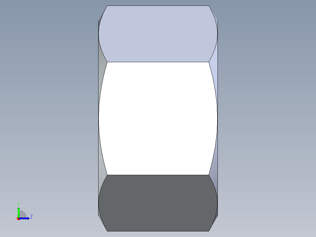 公制螺母-M14x2.STEP左视图