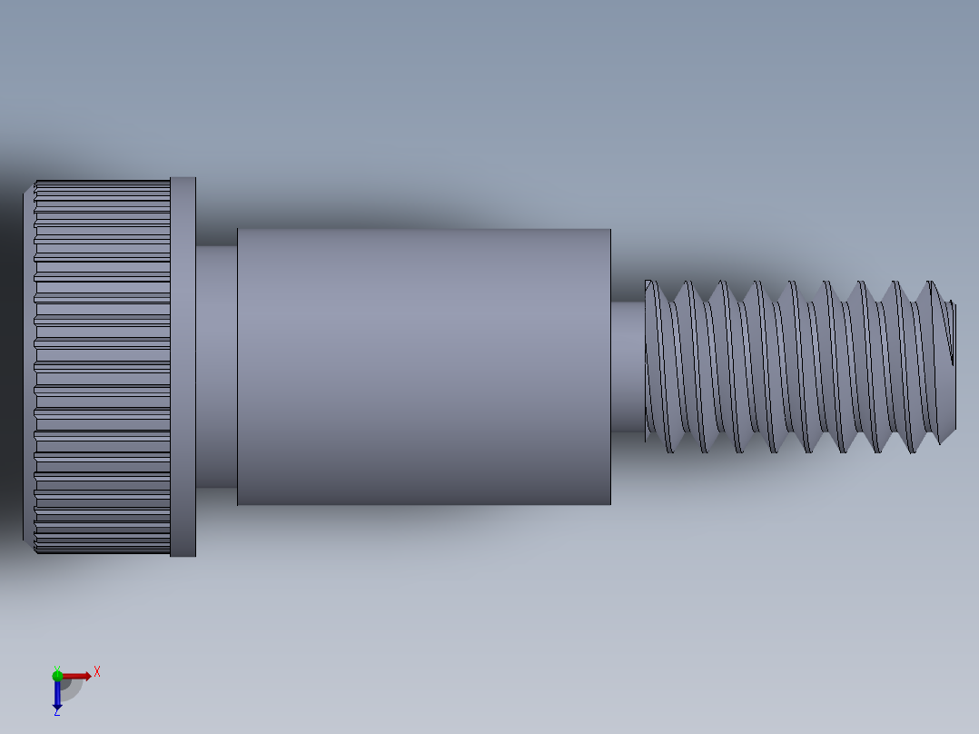公制SH螺栓选择（DME）-SB DME PM6 x12.SLDPRT俯视图