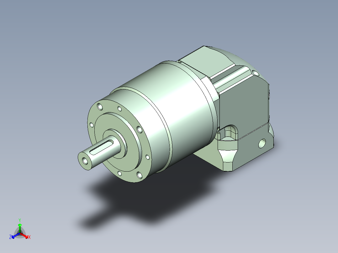 直齿ZPLE120-L3 19-70-90-M5.stp正等轴测图