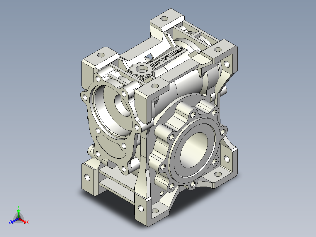 982马达变速箱UG设计